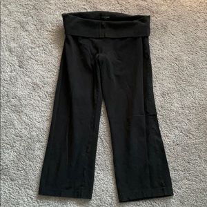 Express foldover yoga pants